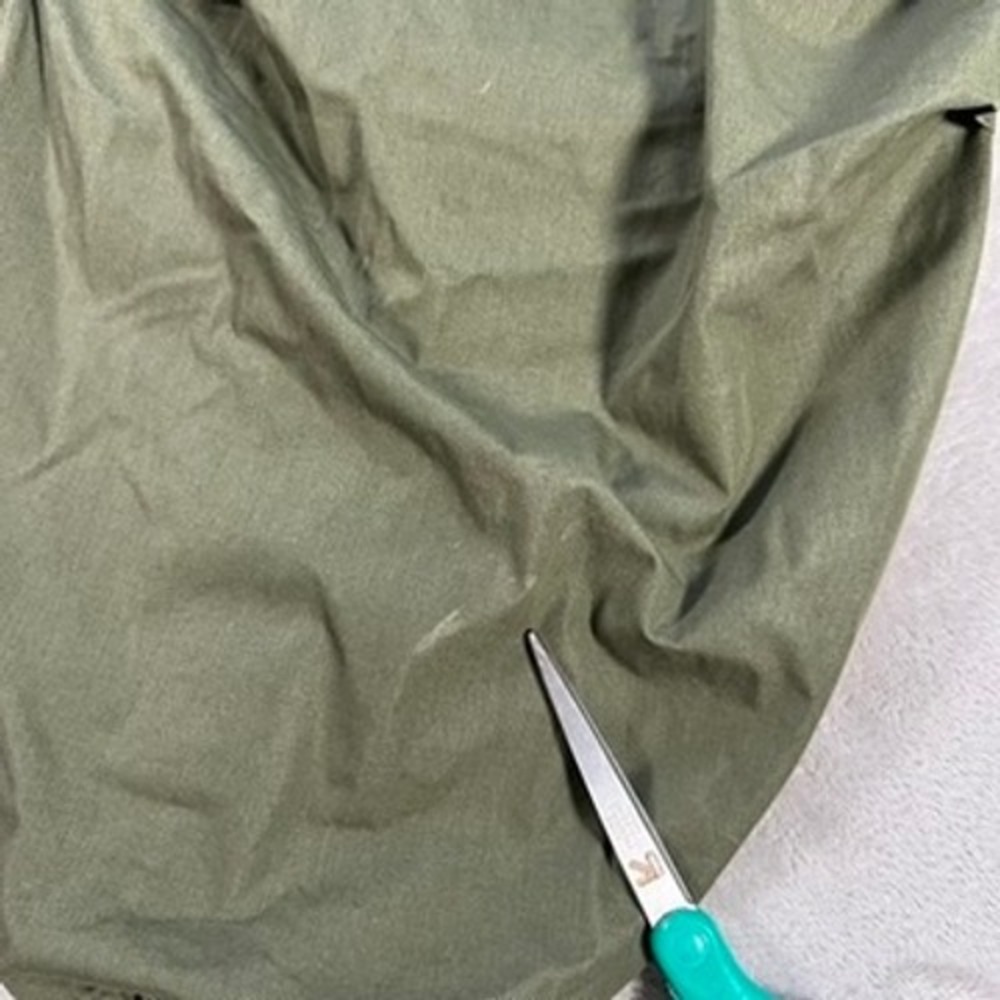 Vintage 90s UFO Parachute Cargo Pants Men's Size XL Green Baggy Rave Grunge Y2K - Picture 8 of 16